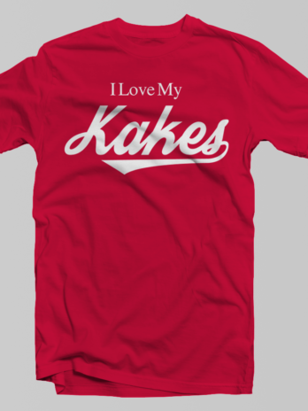 I Love My Kakes (RED & White)