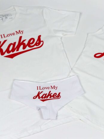 I Love My Kakes  (White & Red Tank)