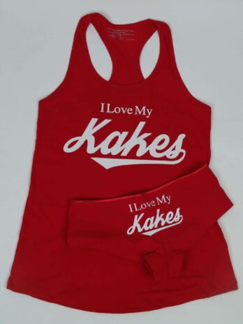 I Love My Kakes (Red & White Tank)