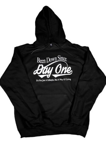 Been Down Hoodie Black & White