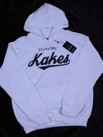 I Love My Kakes Black & White Hoodie