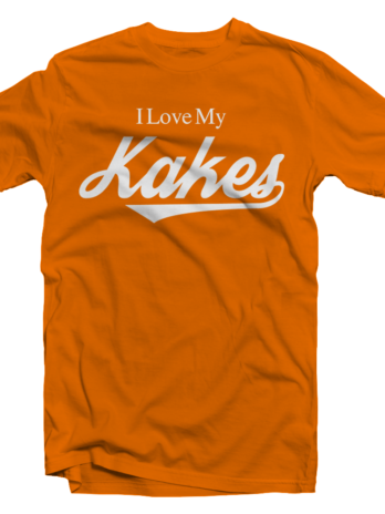 I Love My Kakes Orange