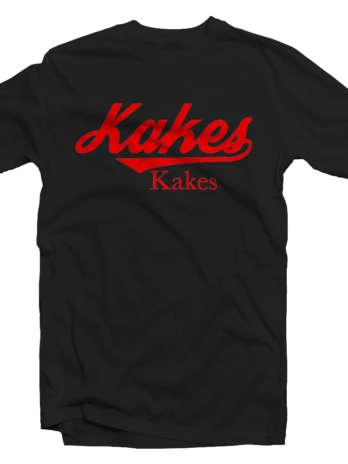 Kakes Tee Black / Red letters