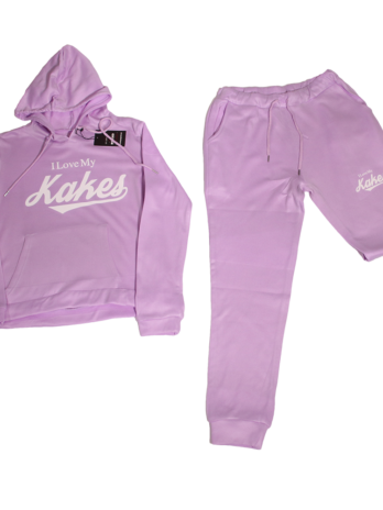 I Love My Kakes Purple Jogger